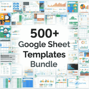 500+ Google Sheet Templates Bundle
